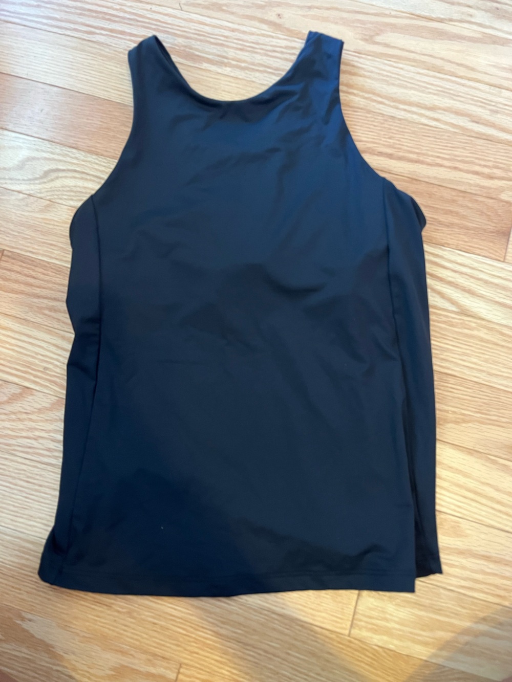 Athleta Black Scoop Neck Fitness Tank